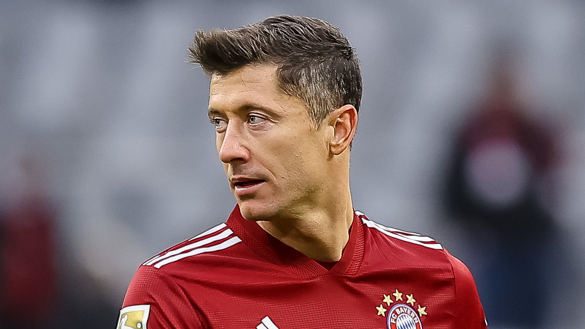 Robert Lewandowski w barwach Bayernu (kwiecień 2022 r.)