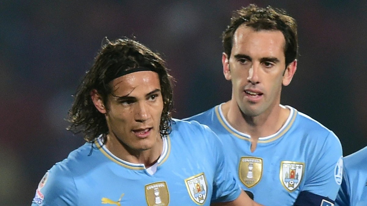 Edinson Cavani i Diego Godin