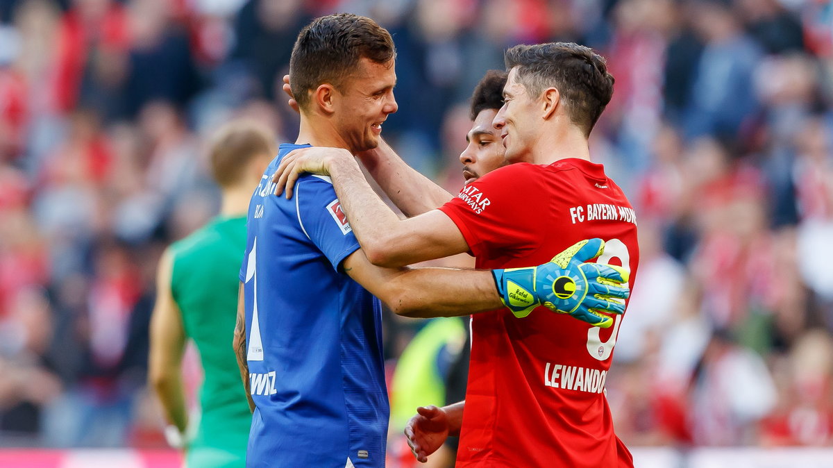 Rafał Gikiewicz i Robert Lewandowski