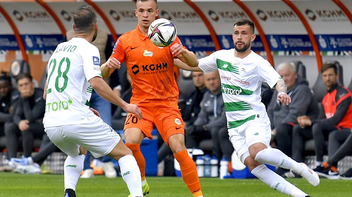 Kacper Chodyna, Flávio Paixão, Rafał Pietrzak, Zagłębie Lubin - Lechia Gdańsk