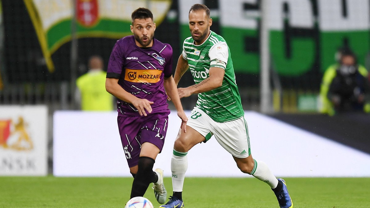 Pilka nozna. Liga Konferencji Europy. Lechia Gdansk - Akademija Pandev. 07.07.2022