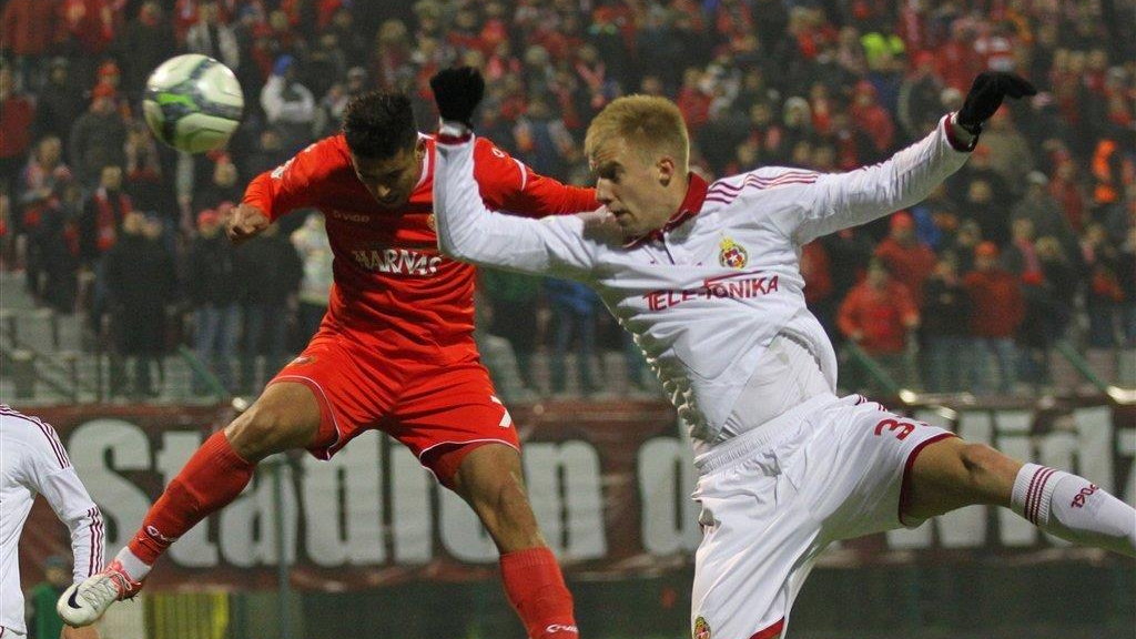 Widzew - Wisła/Mehdi Ben Dhifallah i Michał Czekaj