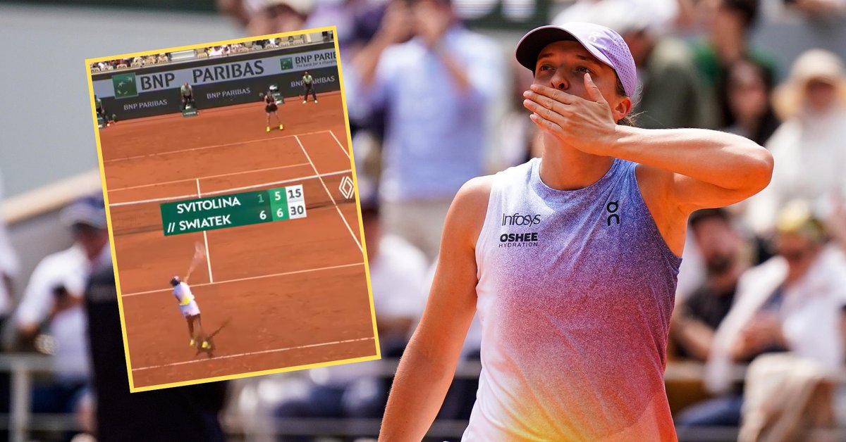 Nie do wiary, co zrobiła Iga Świątek. Tylko spójrz