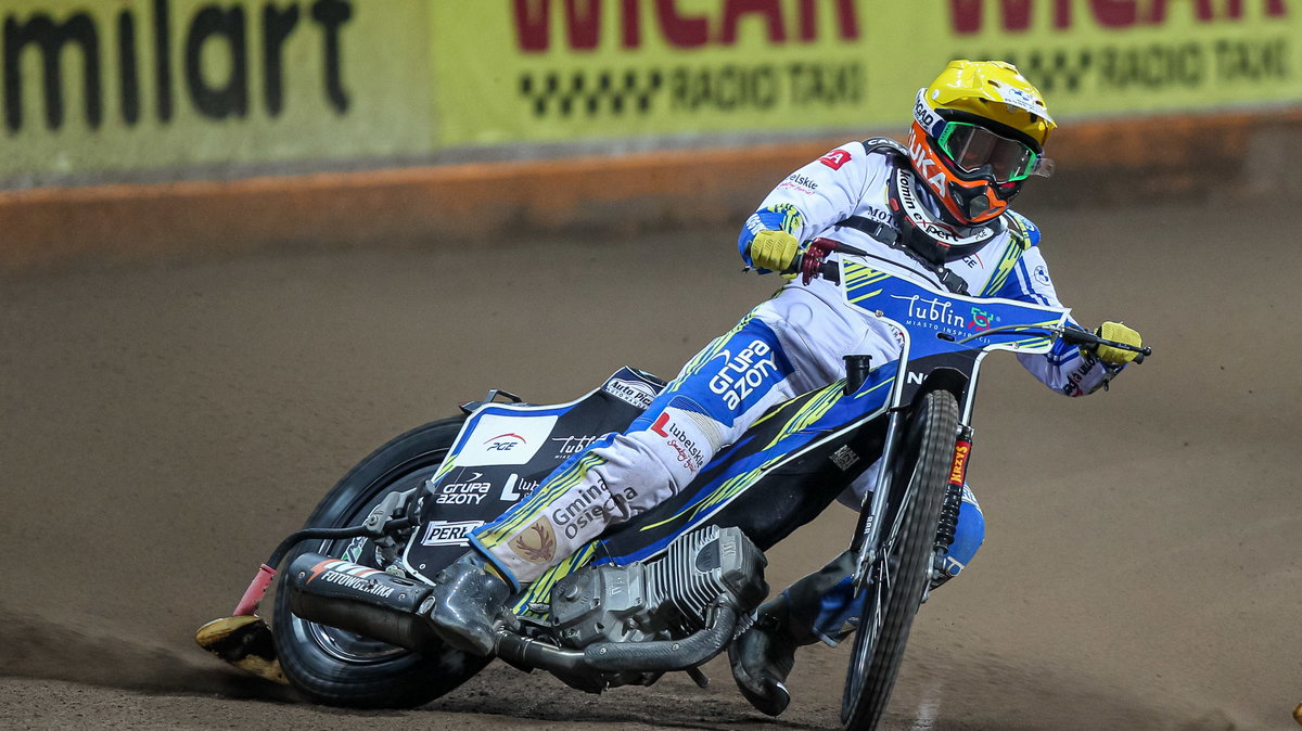 2021.09.26 Wroclaw Zuzel Ekstraliga sezon 2021/2022 Mecz finalowy Betard Sparta Wroclaw - Motor Lublin N/z Dominik Kubera Foto Pawel Jaskolka / PressFocus 2021.09.26 Wroclaw Speedway Polish Ekstraliga season 2021/2022 Final Betard Sparta Wroclaw - Motor Lublin Credit: Pawel Jaskolka / PressFocus