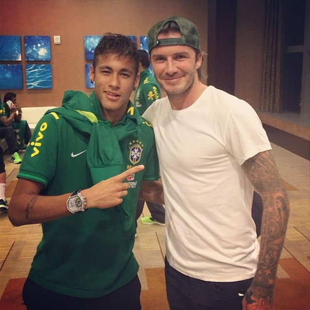 Neymar i David Beckham