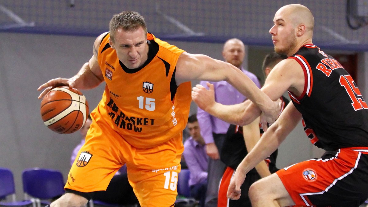 Michał Hlebowicki w czasach gry w R8 Basket