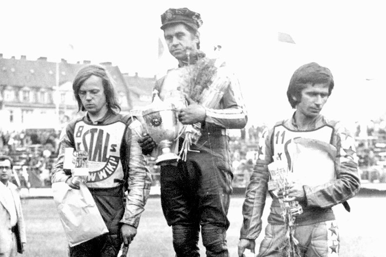 IMP 1976 - od lewej Jerzy Rembas, Zdzisław Dobrucki i Edward Jancarz