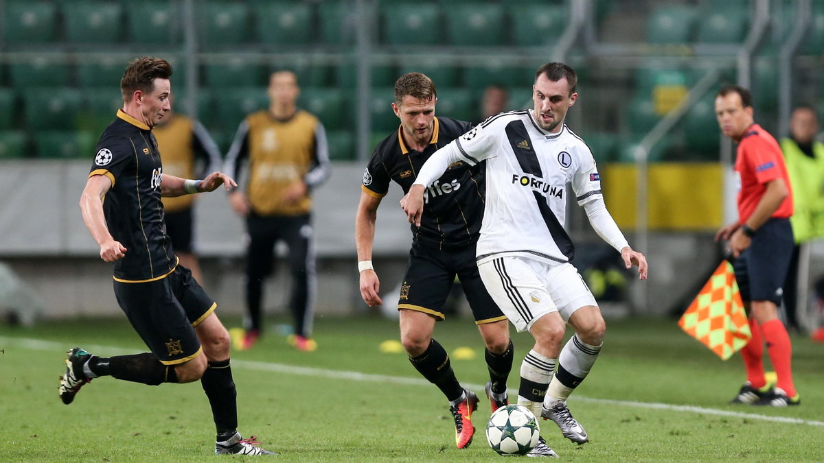 Pilka nozna. Liga Mistrzow. Legia Warszawa - Dundalk FC. 23.08.2016