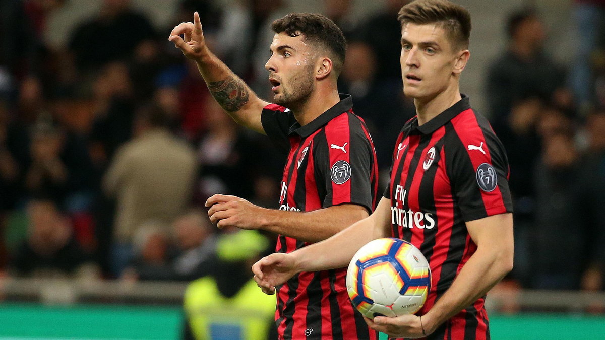 Patrick Cutrone i Krzysztof Piątek