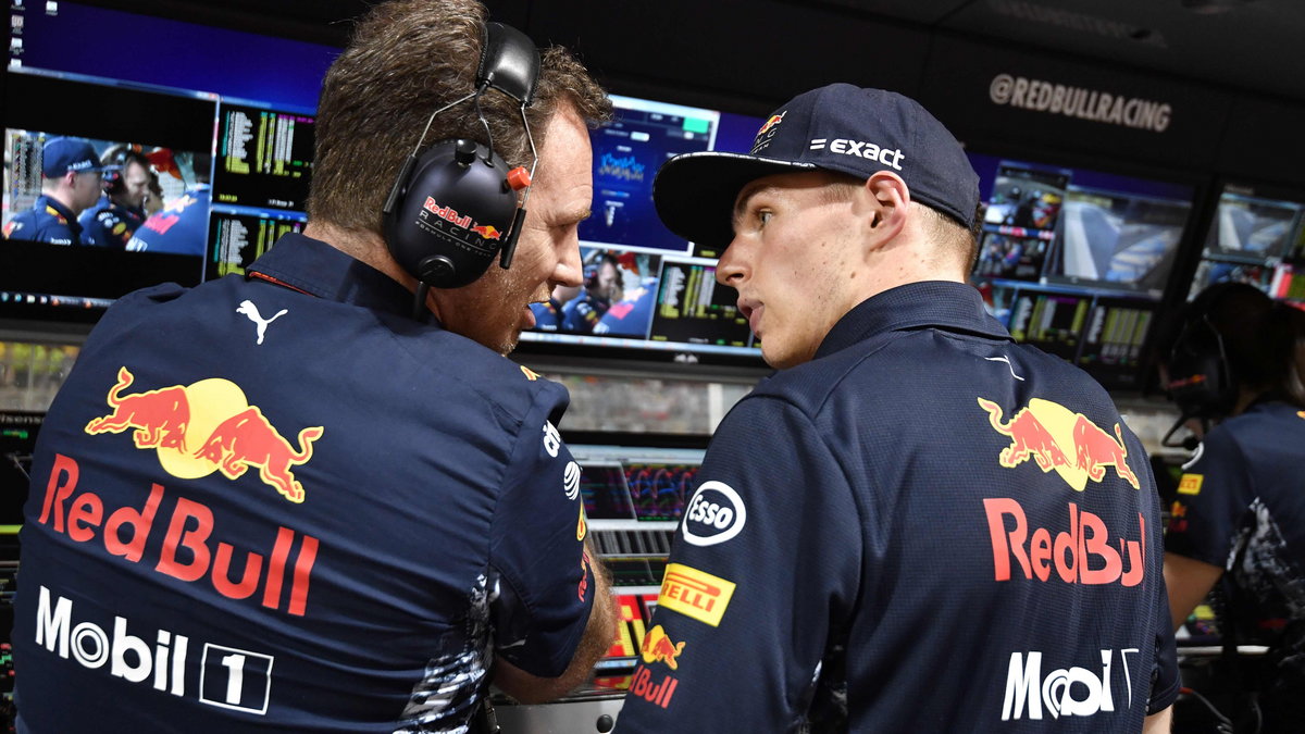 Christian Horner i Max Verstappen 