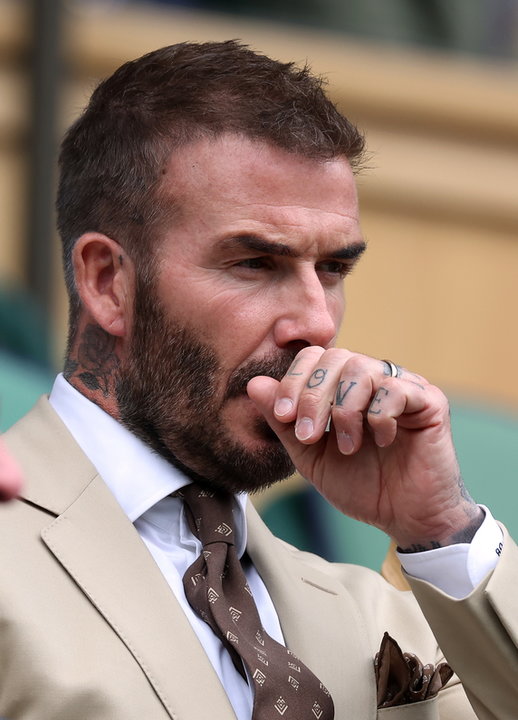 David Beckham na Wimbledonie