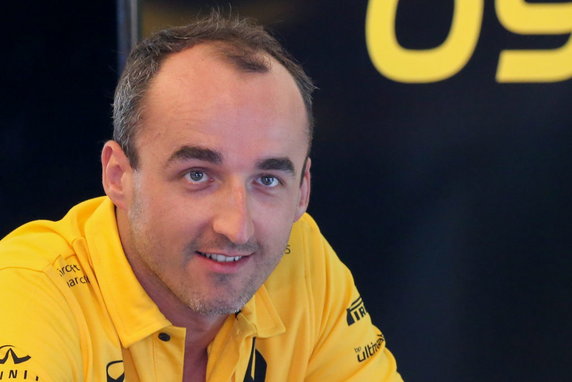 Robert Kubica w 2017 roku na testach F1 w Budapeszcie