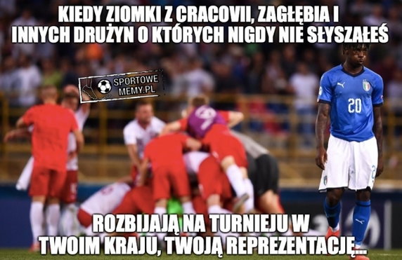 Memy po meczu mistrzostw Europy U-21 Włochy-Polska