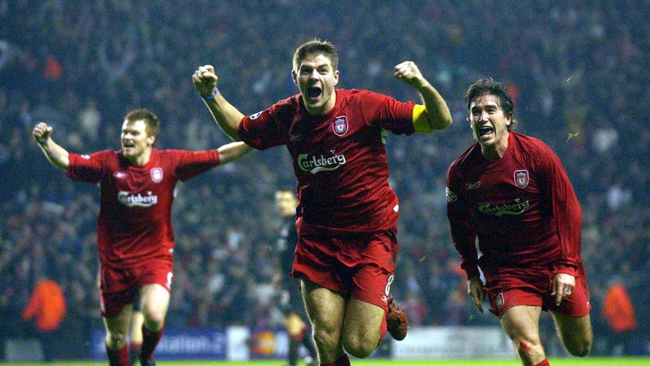Liverpool 3:1 Olympiakos (faza grupowa LM w grudniu 2004 roku)