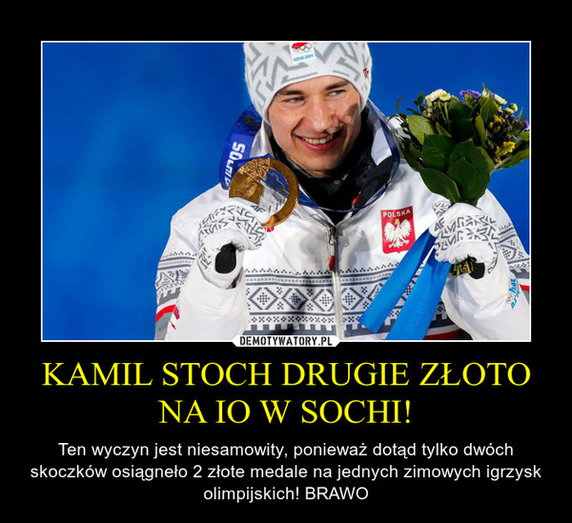 Kamil Stoch zdobył drugi złoty medal olimpijski! Internauci wniebowzięci