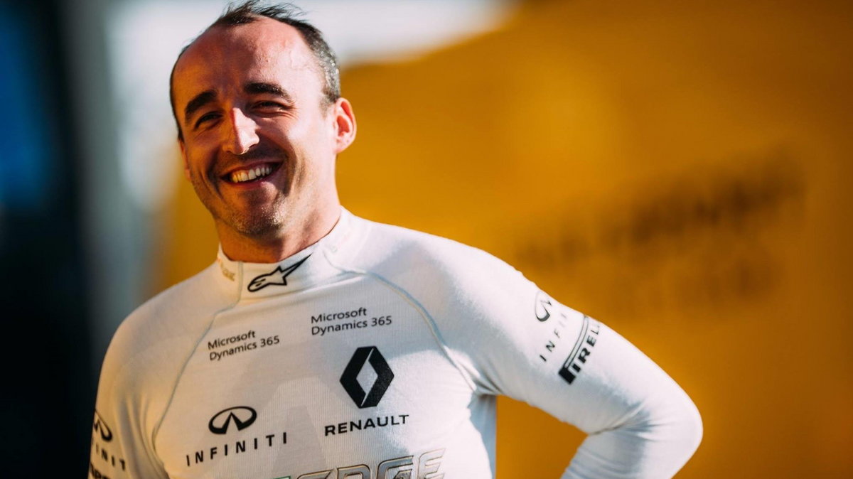 Robert Kubica testy Renault Formula 1