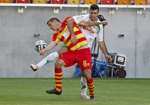 PIŁKA NOŻNA EKSTRAKLASA JAGIELLONIA LECHIA GDAŃSK (Patryk Tuszyński Tiago Valente)