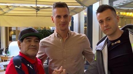 Arkadiusz Milik, Diego Armando Maradona