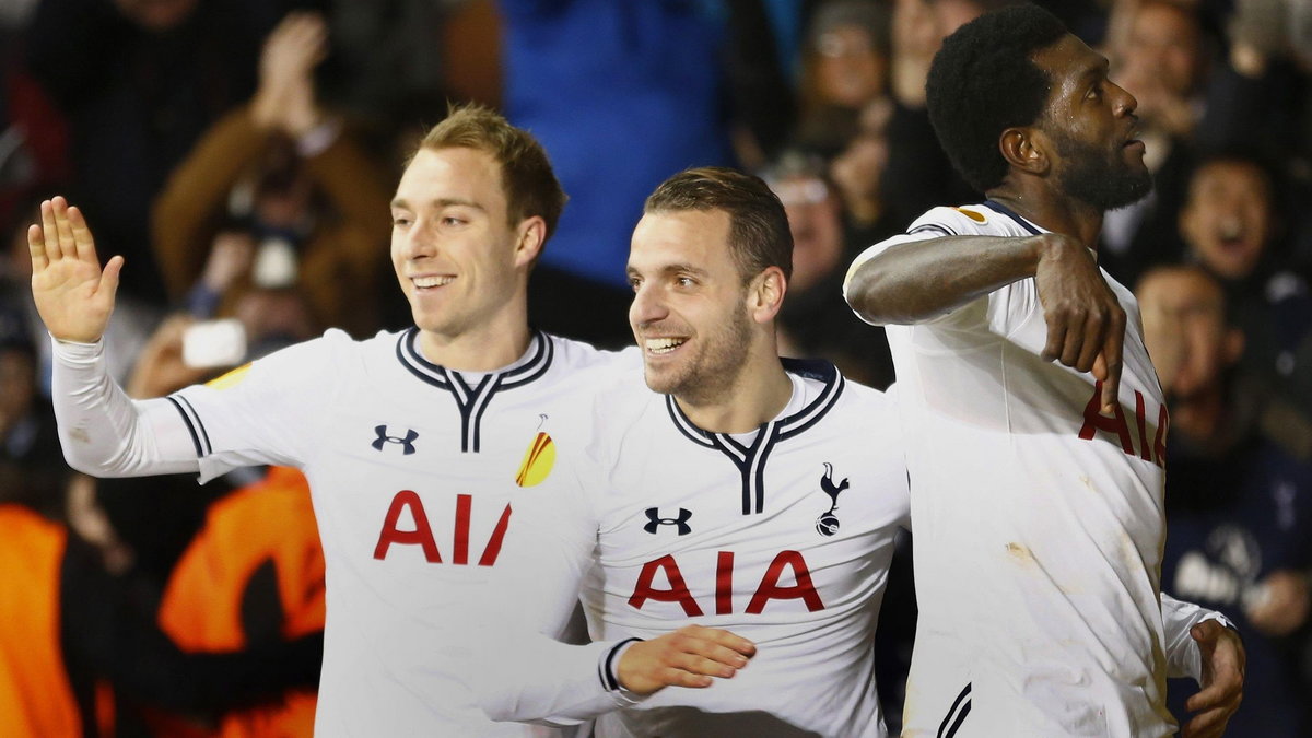 Emmanuel Adebayor, Roberto Soldado, Christian Eriksen