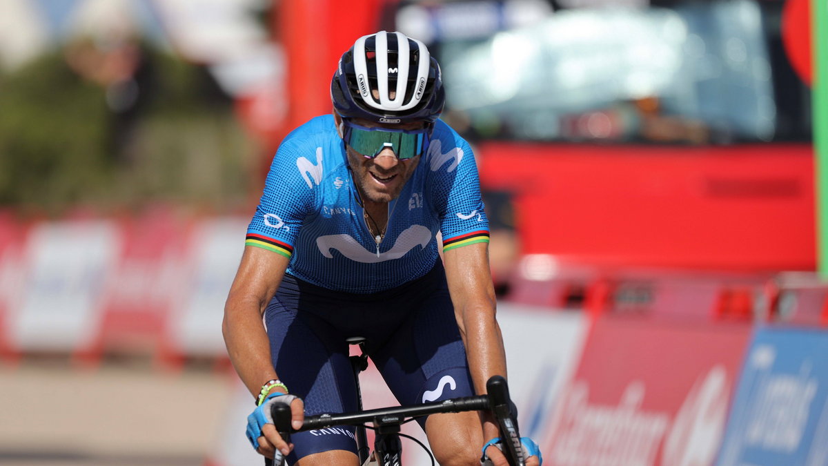Alejandro Valverde wycofał się z Vuelta a Espana po groźnym wypadku