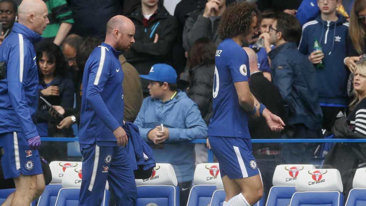 David Luiz złamał nadgarstek w meczu z Arsenalem