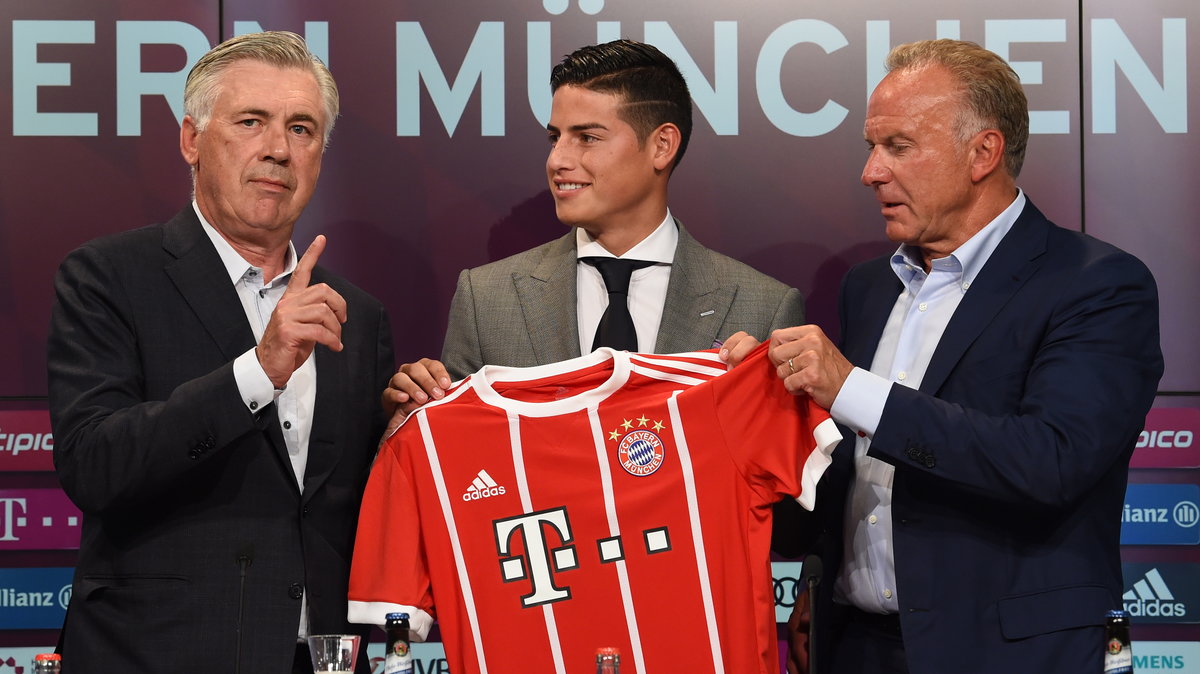 James Rodriguez i Carlo Ancelotti