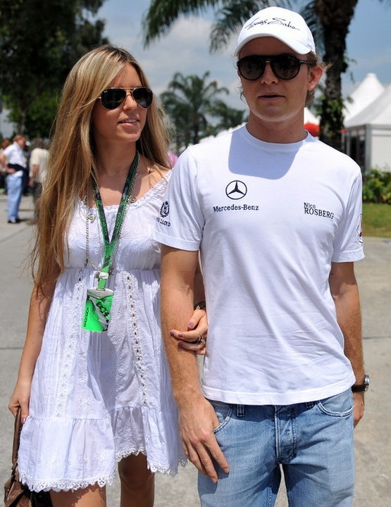 Nico Rosberg i Vivian Sibold