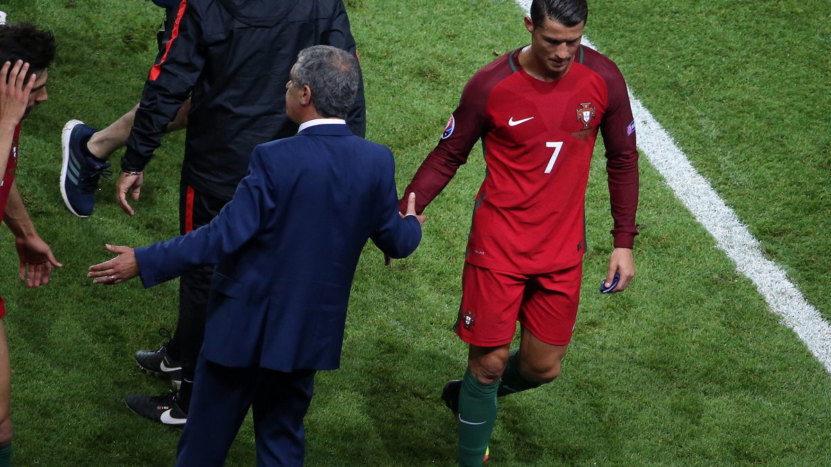 Fernando Santos i Cristiano Ronaldo