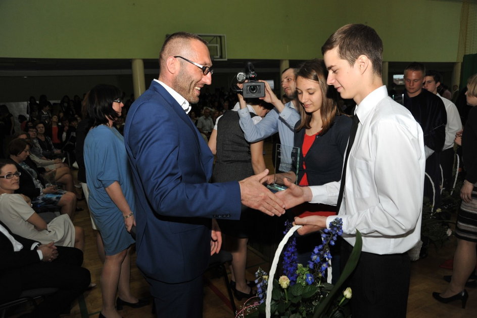 Marek Papszun, choć sporo wymagał, był lubiany przez uczniów w Ząbkach