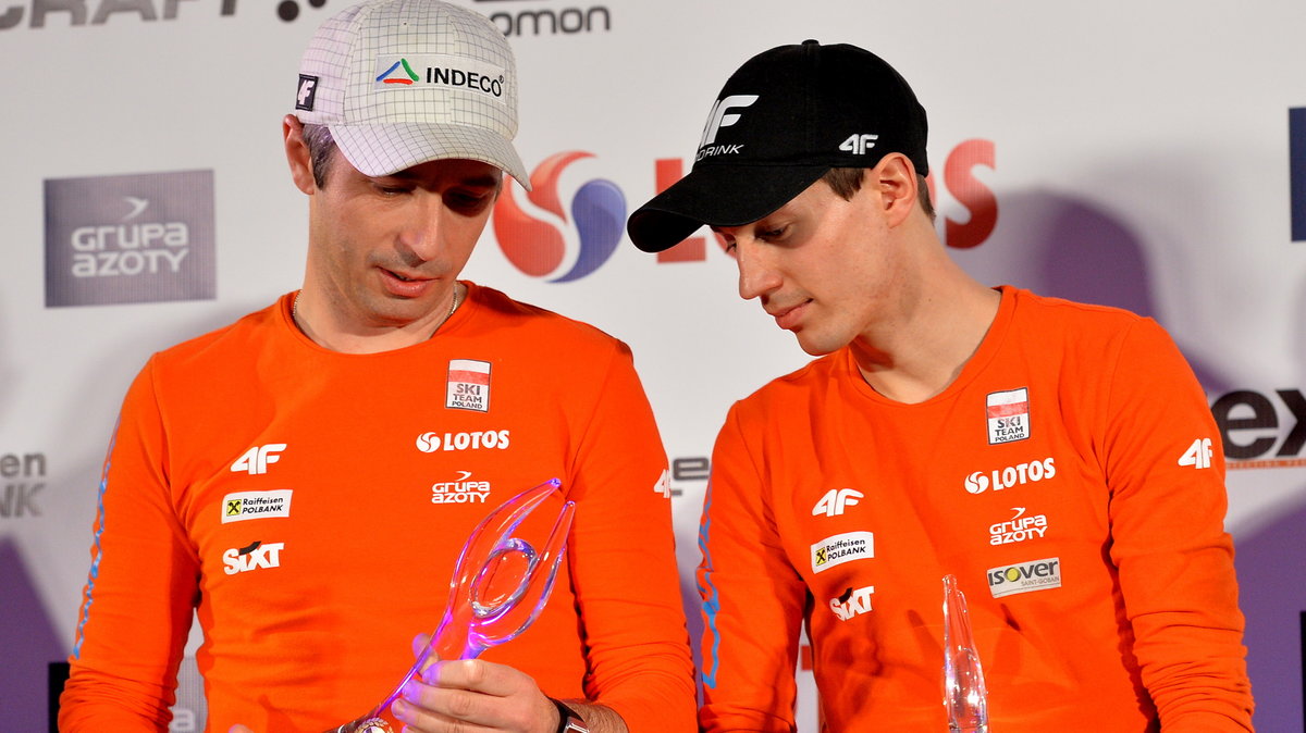 Łukasz Kruczek i Kamil Stoch