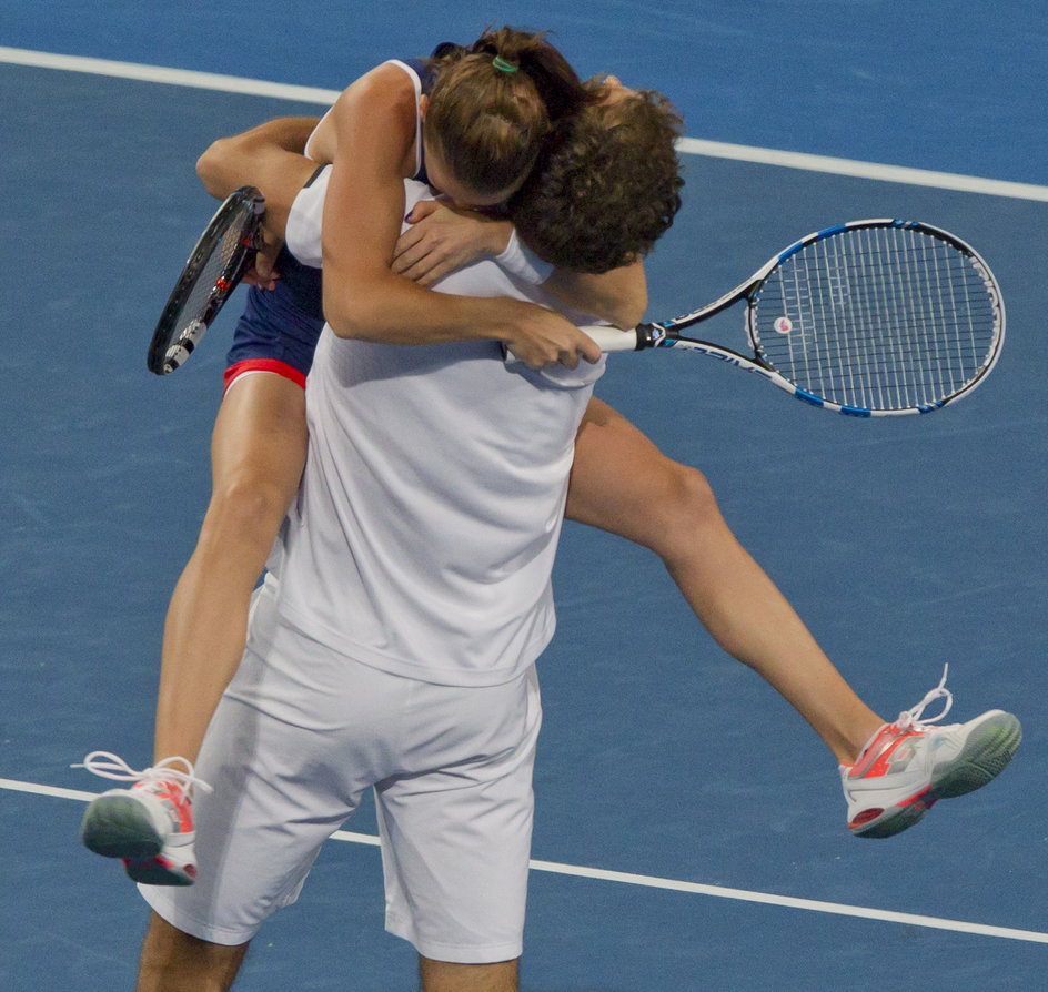 Isia i Jerzy Janowicz wygrali właśnie mikst z USA (Serena Williams, John Isner) i cały Puchar Hopmana. 