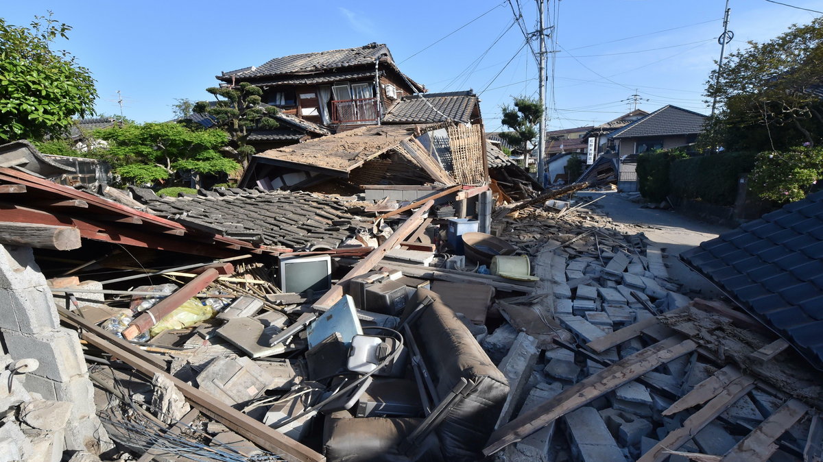 Trzęsienie ziemi w Japonii