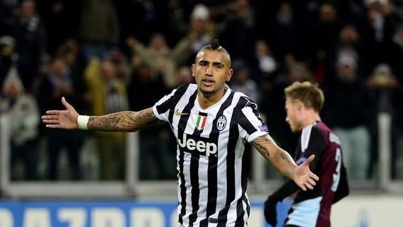 Arturo Vidal bohaterem Juventusu