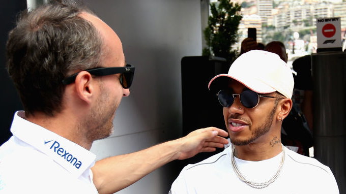 Robert Kubica i Lewis Hamilton