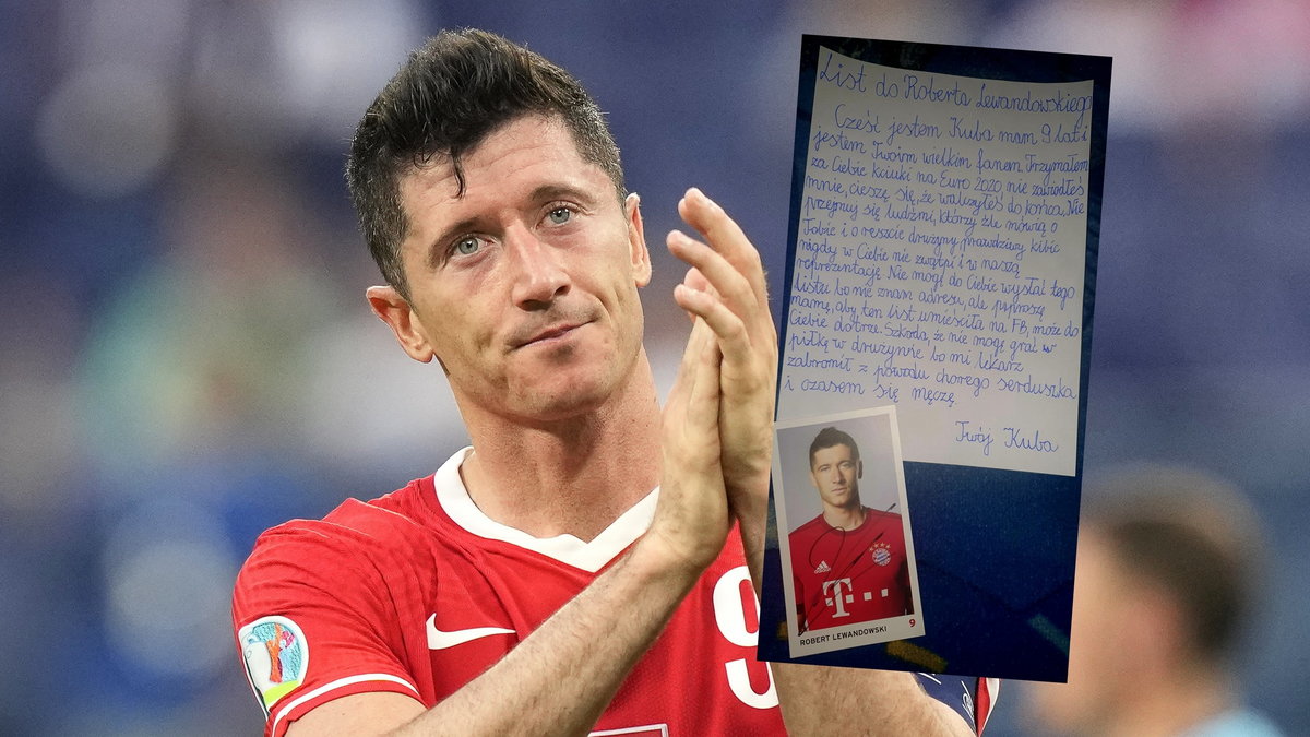 Robert Lewandowski dostał list od fana