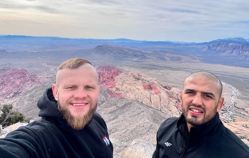 Marcin Tybura w Red Rock Canyon koło Las Vegas