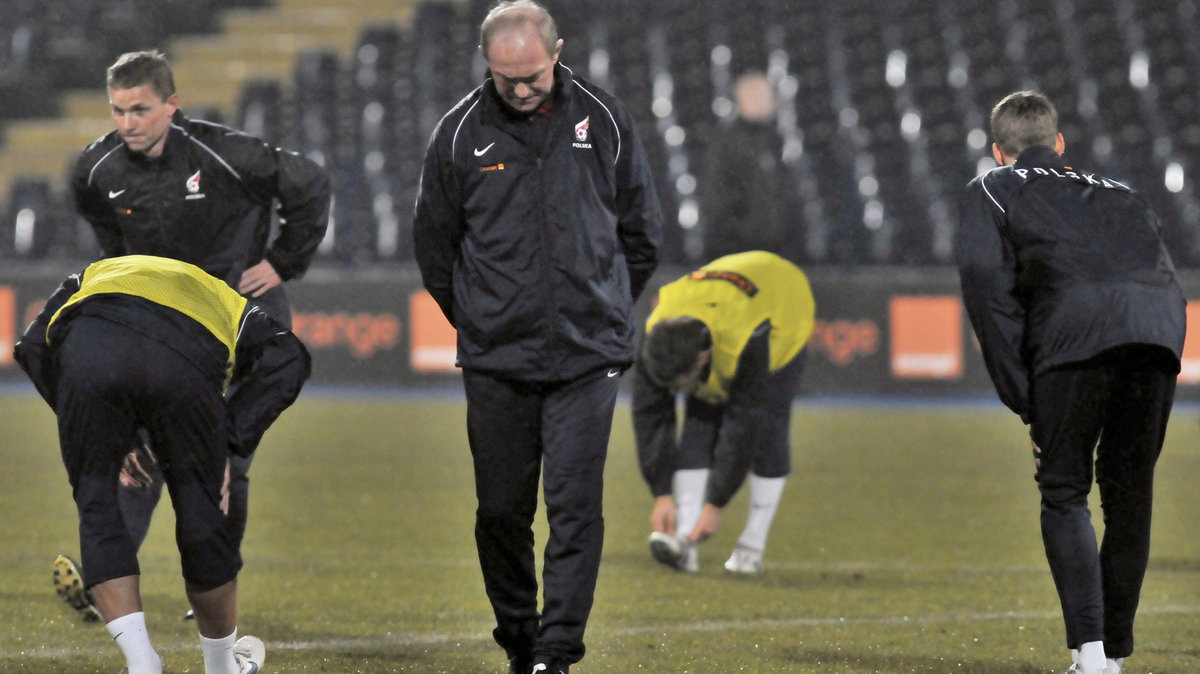 PIŁKA NOŻNA REPREZENTACJA POLSKI TRENING