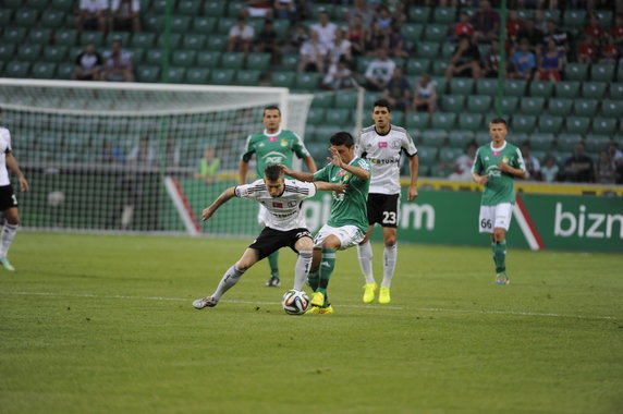 PIŁKA NOŻNA EKSTRAKLASA LEGIA PGE GKS BEŁCHATÓW (Jakub Kosecki Alexis Norambuena )