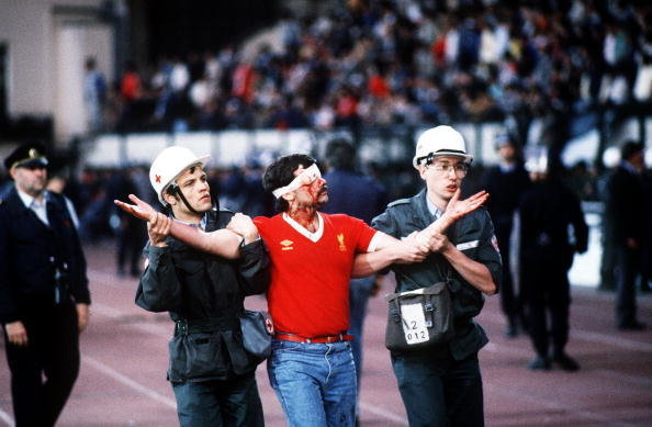 Dantejskie sceny na stadionie Heysel