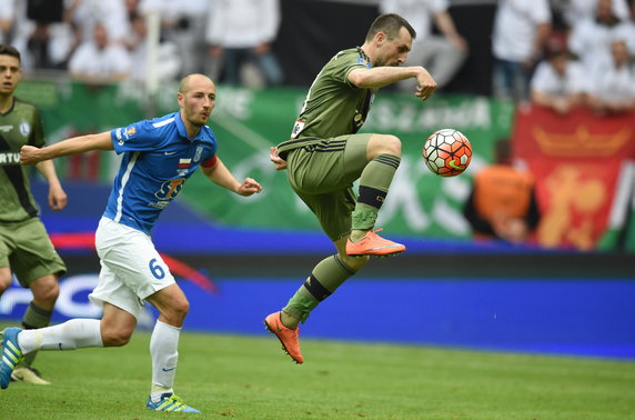 PIŁKA NOŻNA PUCHAR POLSKI FINAŁ LEGIA - LECH (Michał Kucharczyk i Łukasz Trałka)