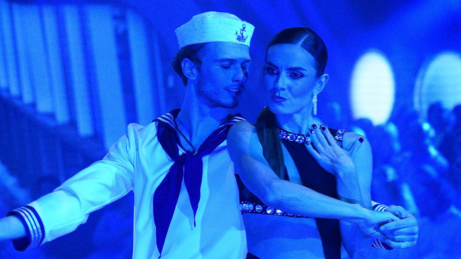 Maja Włoszczowska i Roman Osadczij w trzecim odcinku programu "Taniec z gwiazdami"