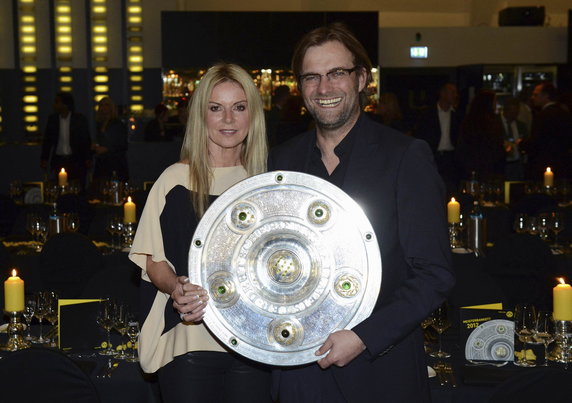 Juergen Klopp z żoną  (zdjęcie z 2012 r.)