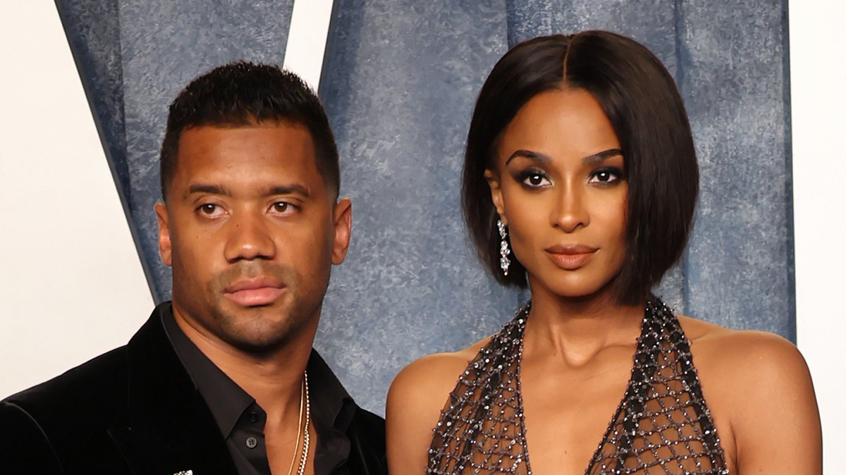 Russell Wilson i Ciara na imprezie magazynu "Vanity Fair"