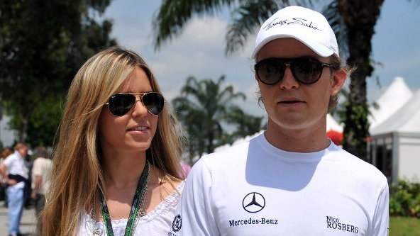 Nico Rosberg i Vivian Sibold