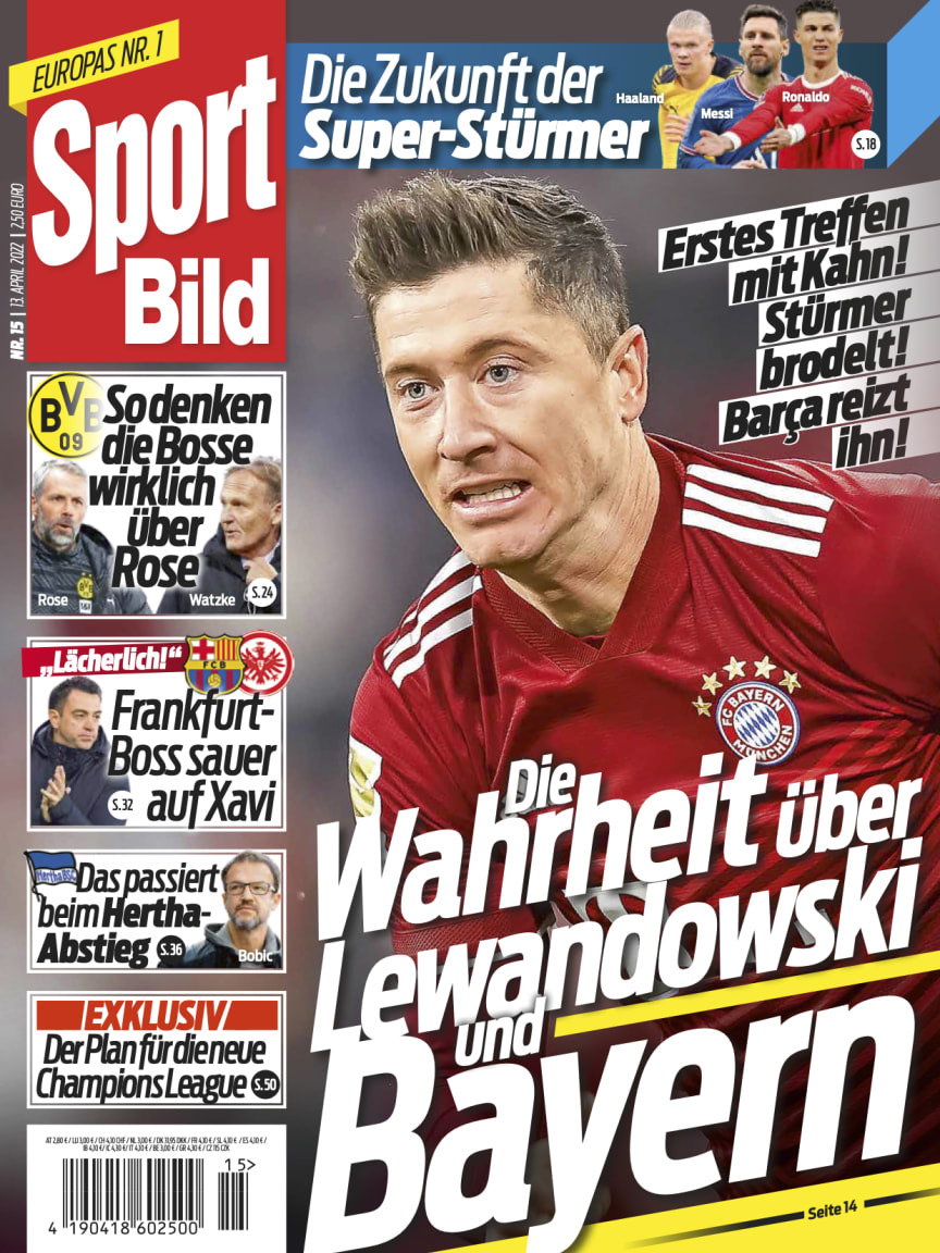 Okładka najnowszego "Sport Bild"