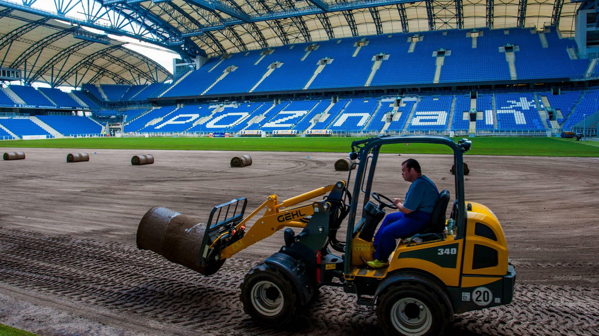 stadion, Poznań, widok