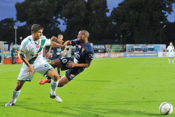 PIŁKARSKA EKSTRAKLASA POGOŃ KONTRA LECHIA GDAŃSK