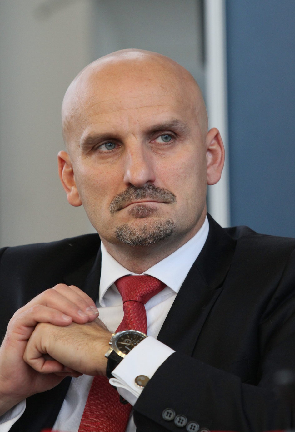 Jacek Bednarz jako prezes Wisły (11 lutego 2014)