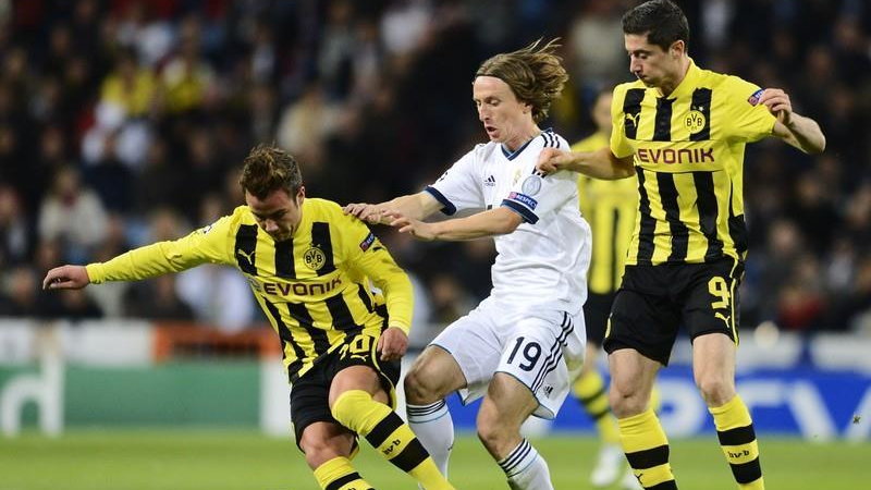 Luka Modric, Mario Goetze, Robert Lewandowski