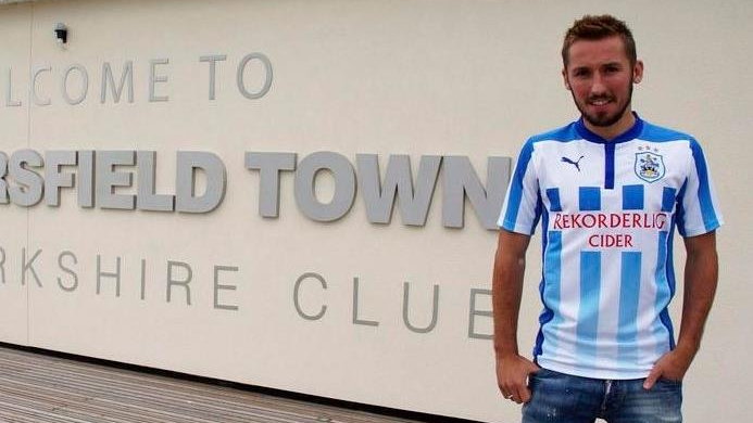 Radosław Majewski w barwach nowego klubu Huddersfield Town